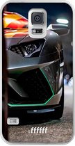 Samsung Galaxy S5 Hoesje Transparant TPU Case - Lamborghini #ffffff