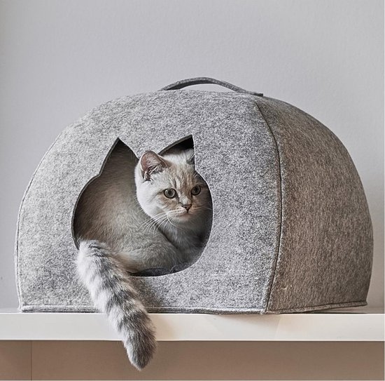 Grijze katten/poezen mand 45 x 38 x 33 cm - Zeller - Huisdieren -  Huisdieraccessoires... | bol.com