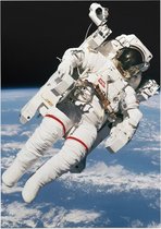 Bruce McCandless first spacewalk (ruimtevaart) - Foto op Forex - 90 x 120 cm