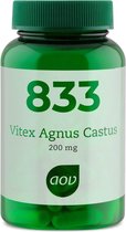 AOV 833 Vitex agnus castus - 60 vegacaps - Kruiden - Voedingssupplementen
