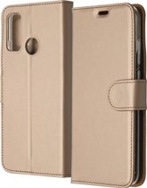 Accezz Wallet Softcase Booktype Huawei P Smart (2020) hoesje - Goud