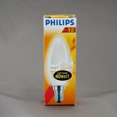 Philips Kaarslamp Softone Wit 40w E14 1 exemplaar