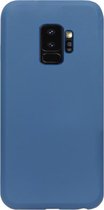 ADEL Premium Siliconen Back Cover Softcase Hoesje voor Samsung Galaxy S9 - Blauw