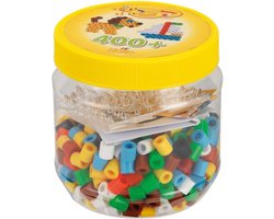 foto van Hama Strijkkralen Maxi Set in Pot 400+ Stuks
