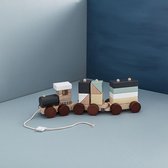 Kids Concept - Trein met Blokken - Voertuigen