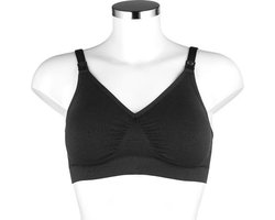 Medela Keep Cool Ultra bh - Naadloze voedingsbh - Zwangerschapsbh met 6 ademende zones - Soft Touchmateriaal – Comfortabel en ondersteunend - Zwart - Maat M