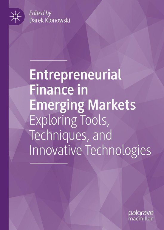 History (R0) - Entrepreneurial Finance in Emerging Markets - cover