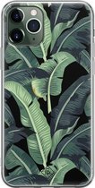 iPhone 11 Pro hoesje siliconen - Palmbladeren Bali | Apple iPhone 11 Pro case | TPU backcover transparant