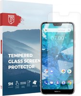 Rosso 9H Tempered Glass Screen Protector Geschikt voor Nokia 7.1 | Glasplaatje | Beschermlaag | Beschermglas | 9H Hardheid
