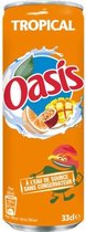 Oasis Tropical Frisdrank Blikjes Tray - 24 x 33cl
