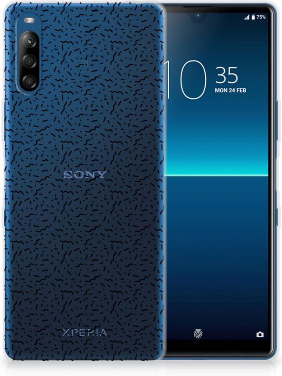 Sony Xperia L4 TPU bumper Stripes Dots