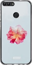 Huawei P Smart (2018) Hoesje Transparant TPU Case - Rouge Floweret #ffffff