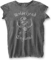 Motorhead Dames Tshirt -L- England Grijs