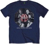 The Beatles Heren Tshirt -S- Budokan Octagon Blauw