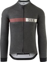 AGU Merino Fietsshirt Lange Mouwen SIX6 Heren - Zwart - XL
