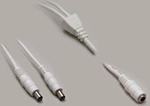 BKL Electronic 072955 tussenstuk voor kabels DC Wit