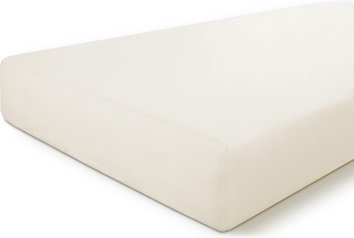 Byrklund Hoeslaken Bed Basics Cotton - 160x200 - 100% Katoen - Off White