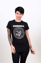 Ramones - Seal Dames T-shirt - XL - Zwart