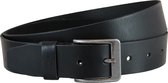 Landley Dames / Heren Jeans Riem uit echt Leer - Casual - Zwart - Riemmaat 105