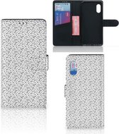 Flipcase Geschikt voor Samsung Xcover Pro Telefoon Hoesje Stripes Dots