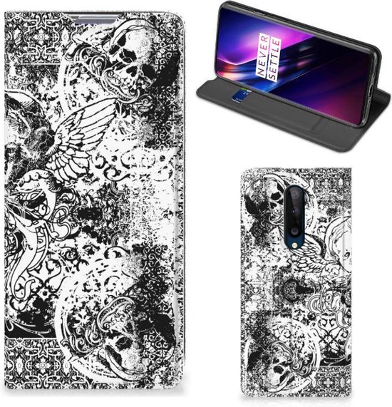 Stand Case OnePlus 8 Phone Case Skulls Angel
