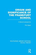 Routledge Library Editions: Social Theory - Origin and Significance of the Frankfurt School (RLE Social Theory)