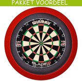 Dartbord Verlichting Voordeelpakket Basic + Blade 5 + Dartbordverlichting Basic(Rood)