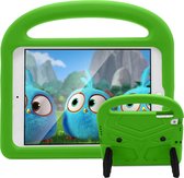 iPad 10.2 2019 / 2020 / 2021 hoes - Schokbestendige case met handvat - Sparrow Kids Cover - Groen