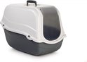 Beeztees Romeo - Kattenbak - Grijs/Wit - 57 x 33 x 41 cm