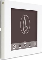 Tablet muurhouder Piatto voor Aquaris M10 – wit – camera en home button bedekt