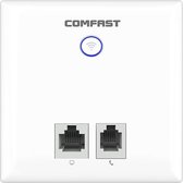 COMFAST CF-E537AC  WIFI telefoon/internet-wandcontact POE inbouw, 750Mbps Dual Band Wireless Router Repeater