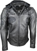 Urban 5884® - Fifty Eight – Black edition - Heren Motorjas – Rundleer – Bodywarmer - Zwart - Maat XL