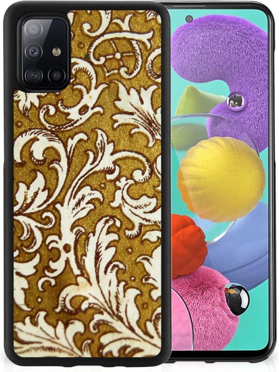 Hoesje TPU Samsung Galaxy A51 Barok Goud