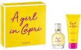 Lanvin A Girl In Capri Giftset - 50 ml eau de toilette spray + 100 ml bodylotion - cadeauset voor dames