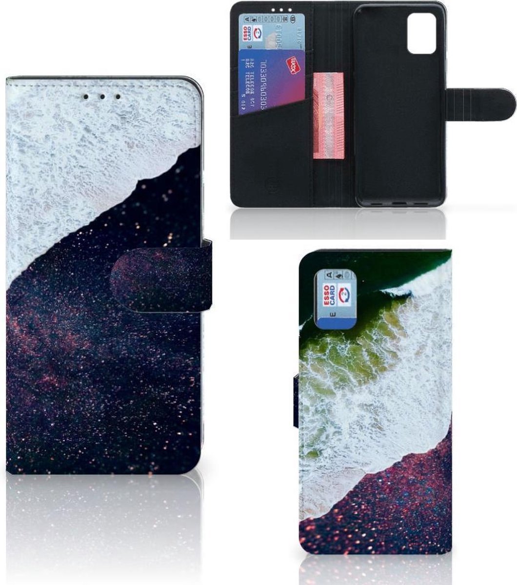 Samsung Galaxy A31 Book Case Sea in Space