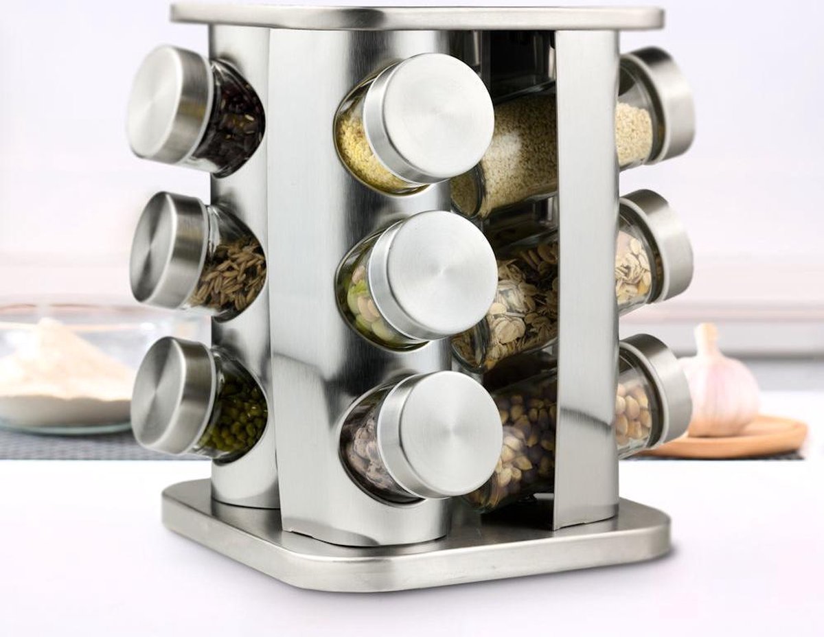 Petite Salière Poivrière Pot Inox 7cm - Rangements à Épices