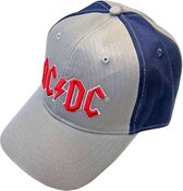 AC/DC Baseball pet Red Logo Grijs/Blauw