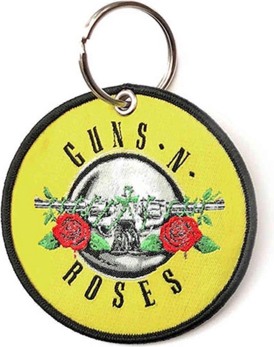 Guns n Roses Porte-clés Classic Circle Logo Jaune
