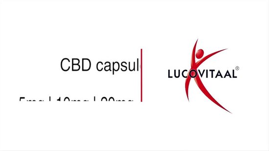 Lucovitaal CBD Capsules 5 mg 100% PUUR 30 capsules