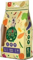 Duvo+ hondensnack Garden bites dental sticks large zakje Gemengde kleuren 16cm - pouch - 420g
