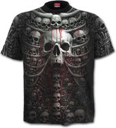 Spiral Heren Tshirt -S- DEATH RIBS Zwart