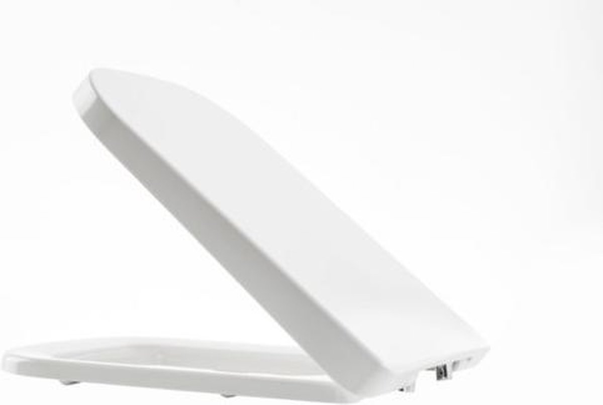 Nemo Spring Sun WCzitting wit duroplast met softclose mechanisme voor hangtoilet 463 x 346 mm