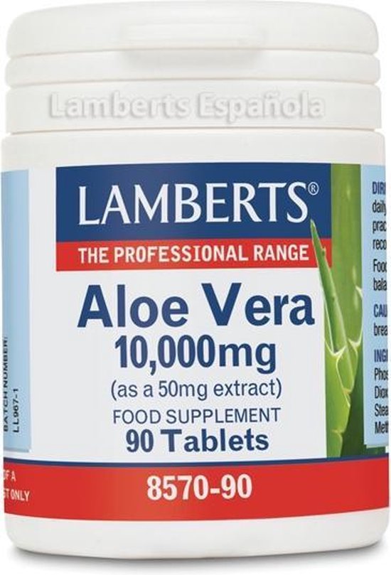 Lamberts Aloe Vera 10000Mg /L8570 Tabletten 90 st | bol.com