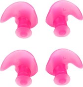 2 paar zachte oordopjes milieu siliconen waterdicht stofbestendig oordopjes duiken water sport zwemmen accessoires (roze)