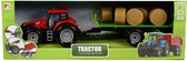 Toys Amsterdam Tractor Met Aanhanger Junior 1:32 40 Cm Groen 3-delig