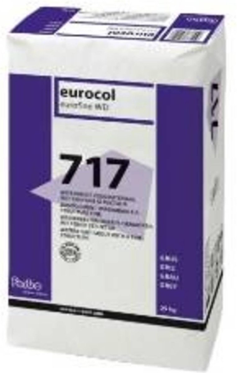 Eurocol Eurofine voegmiddel pak a 5 kg. zilver grijs