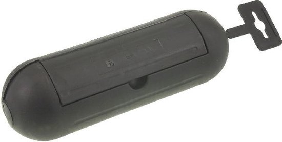EXIN Verlengsnoerverbinder - Stekkersafe - Zwart van EXIN — afbeelding 2