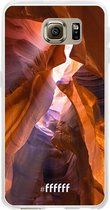 Samsung Galaxy S6 Hoesje Transparant TPU Case - Sunray Canyon #ffffff