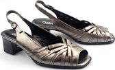 Gabor 62.063.98 sandaal zilver metallic leer - maat 39