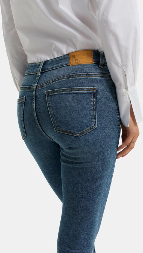 WE Fashion Dames mid rise super skinny jeans - Maat W28 X L30 | bol.com